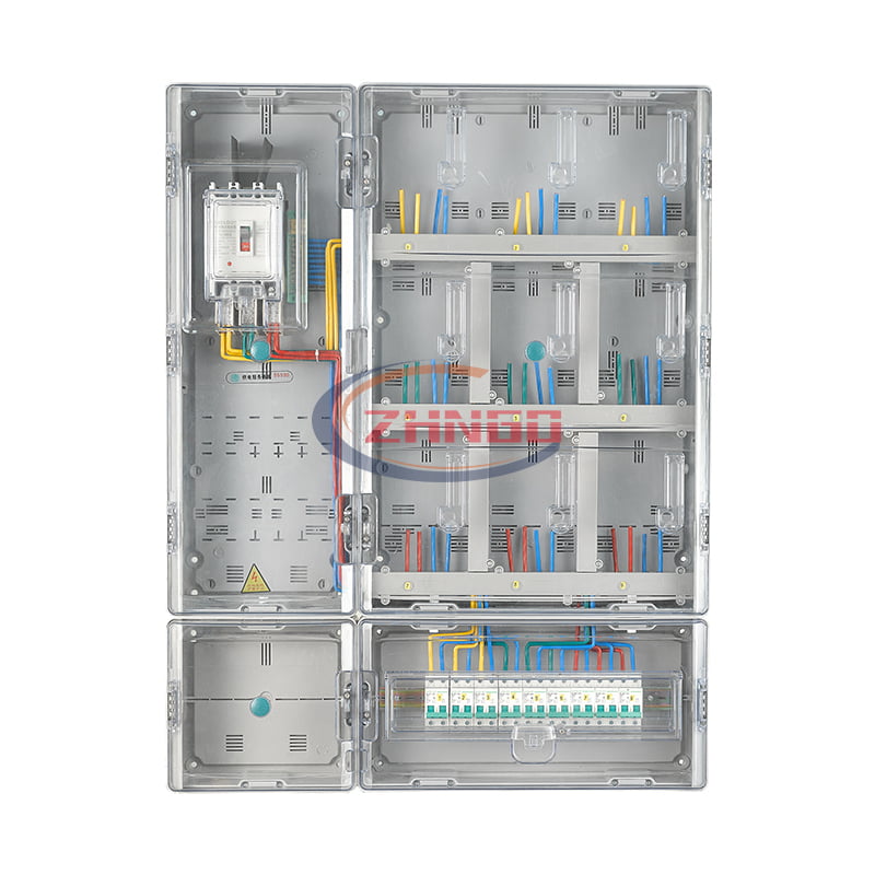 南網(wǎng)單相九表位插卡式電表箱