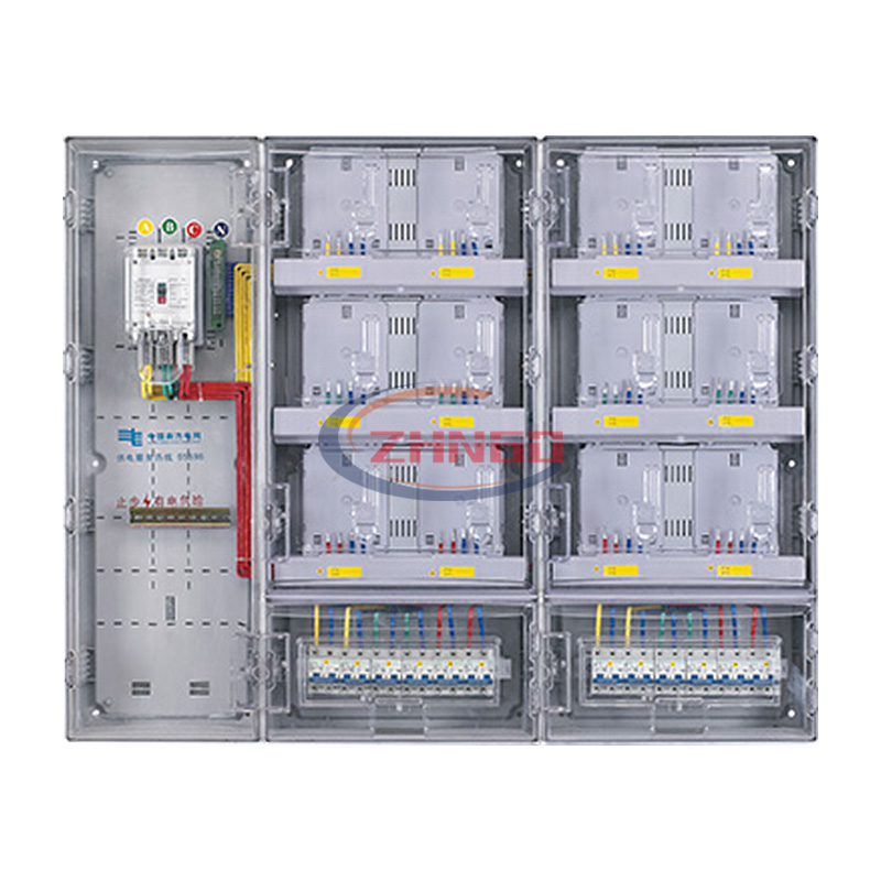 南網(wǎng)費控單相十二表位插卡式電表箱